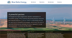 Desktop Screenshot of bluedeltaenergy.com